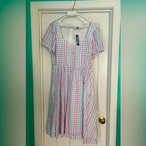 ModCloth multicolored maxi dress